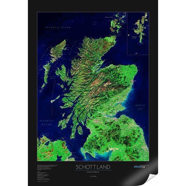 albedo 39 Mapa de Escocia