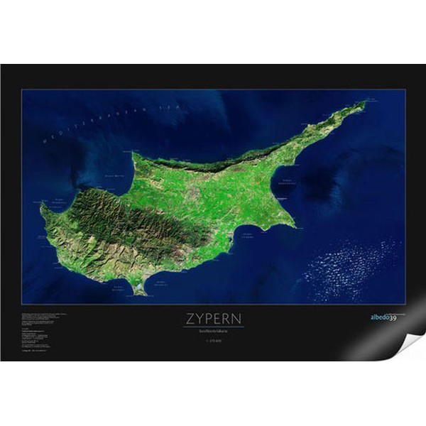 albedo 39 Mapa de Chipre