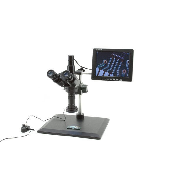 Optika Microscopio de medición monozoom XZ-2 con pantalla de 8"