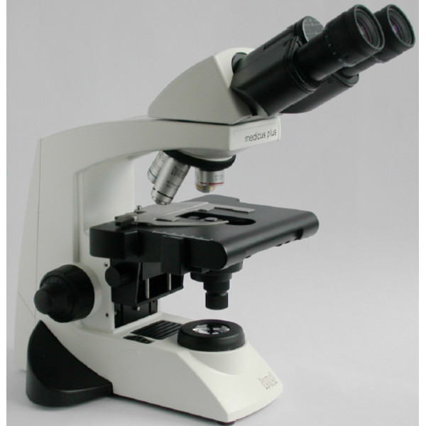 Hund Microscopio Medicus PH Plan, trino, 100x-1000x