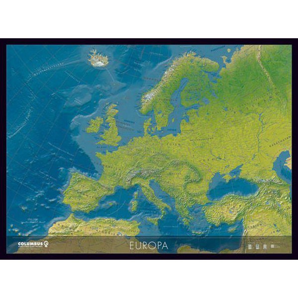 Columbus Mapa continental Europa