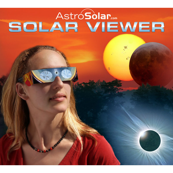 Baader Gafas para eclipse solar Solar Viewer AstroSolar®, plata/dorado, 100 unidades