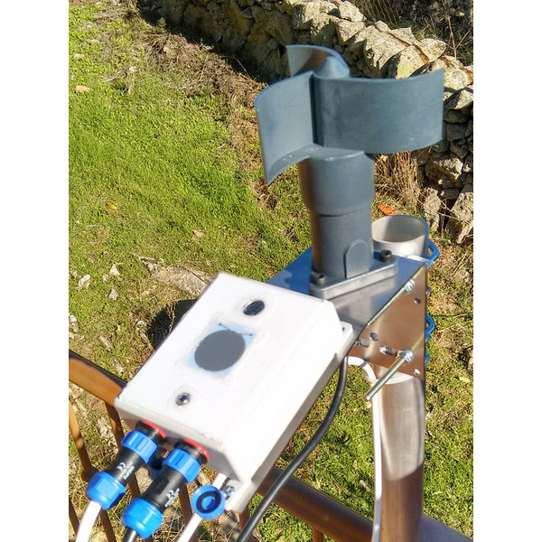Lunatico Soporte con abrazadera para montaje de sensor meteorológico y anemómetro