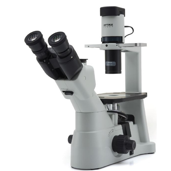 Optika Microscopio invertido Mikroskop IM-3, trino, invers, phase, IOS LWD W-PLAN, 100x-400x, EU