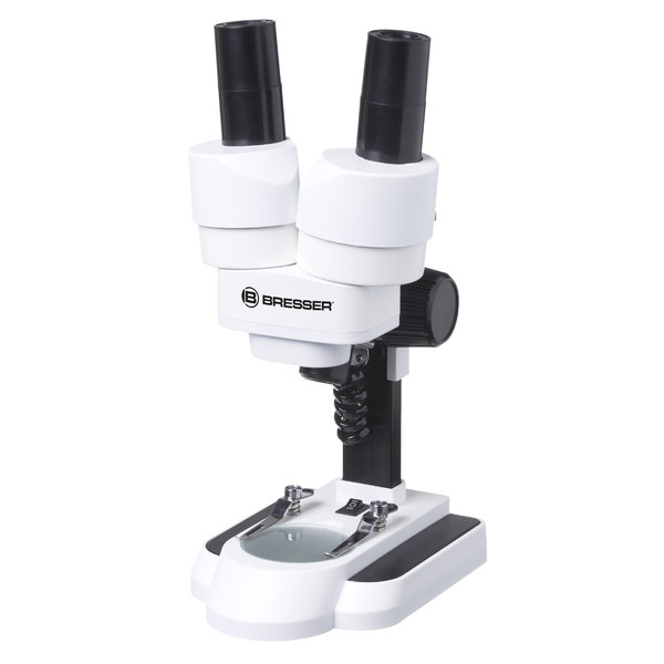 Bresser Junior Microscopio con luz incidente y transmitida, 50x