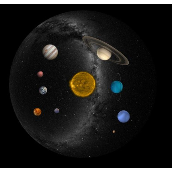 astrial Diapositiva para planetario Sega Homestar Pro, Sistema Solar
