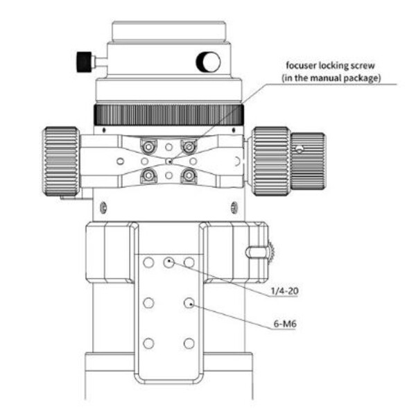 Sharpstar Refractor apocromático AP 61/270 EDPH II OTA