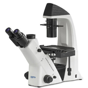 Kern Microscopio invertido Trino, 100W HBO EPI-FL (B/G), Inf Plan 10/20/40/20PH, WF10x22, 30W Hal, OCM 165