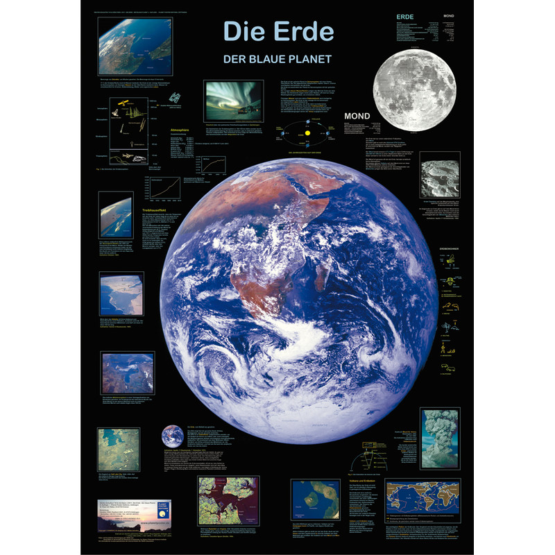 Planet Poster Editions Póster La Tierra: el planeta azul
