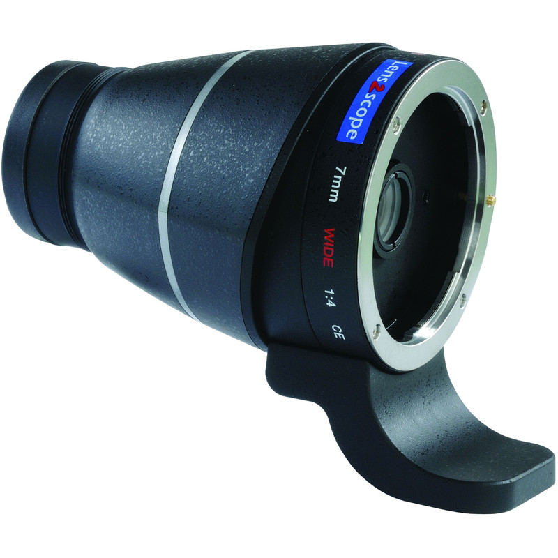 Lens2scope 7 mm Wide , para Nikon F, negro, visión recta