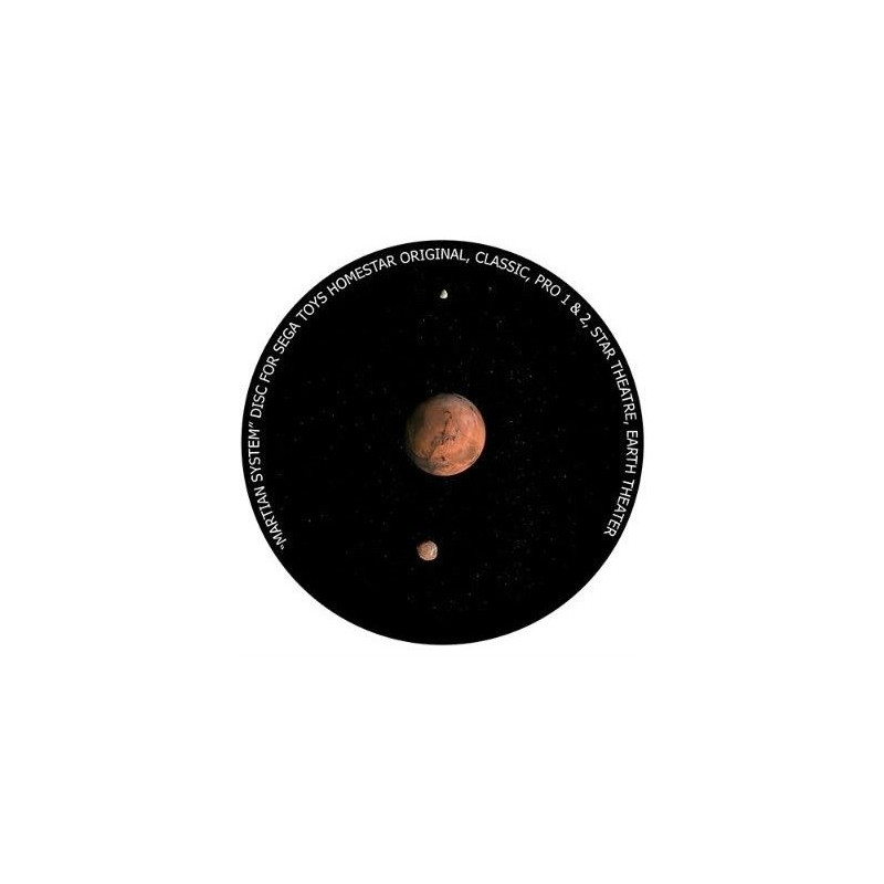 Redmark Diapositiva para planetario Sega Homestar Pro, Marte con lunas