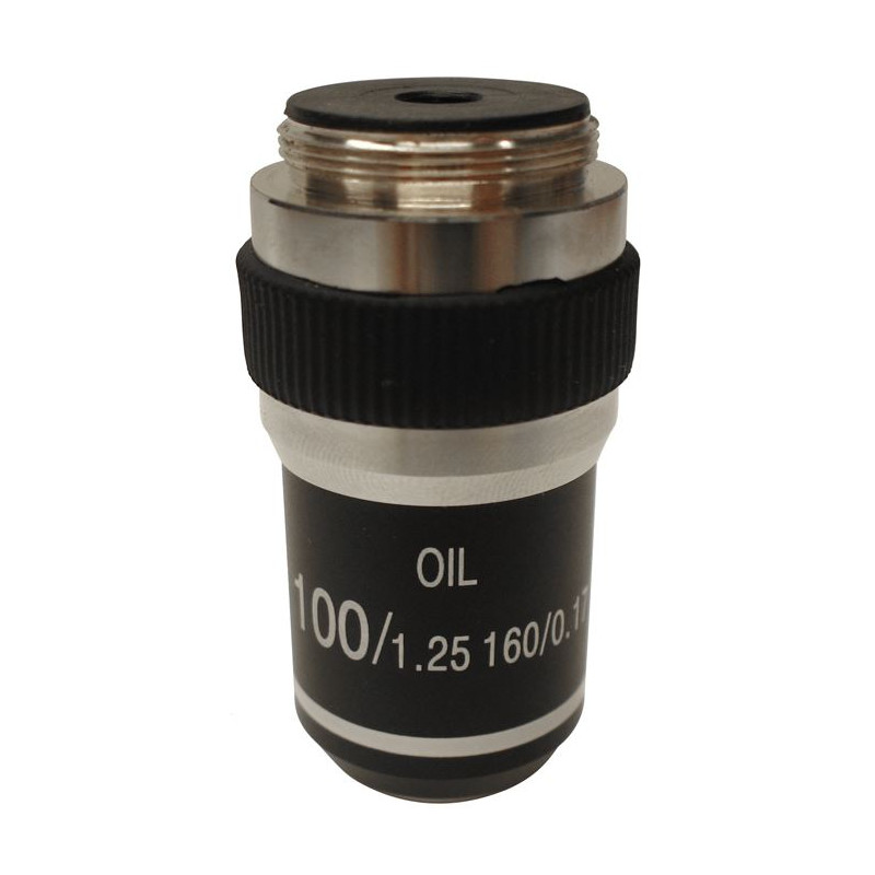 Optika objetivo 100x/1,25, (aceite), alto contraste, M-143
