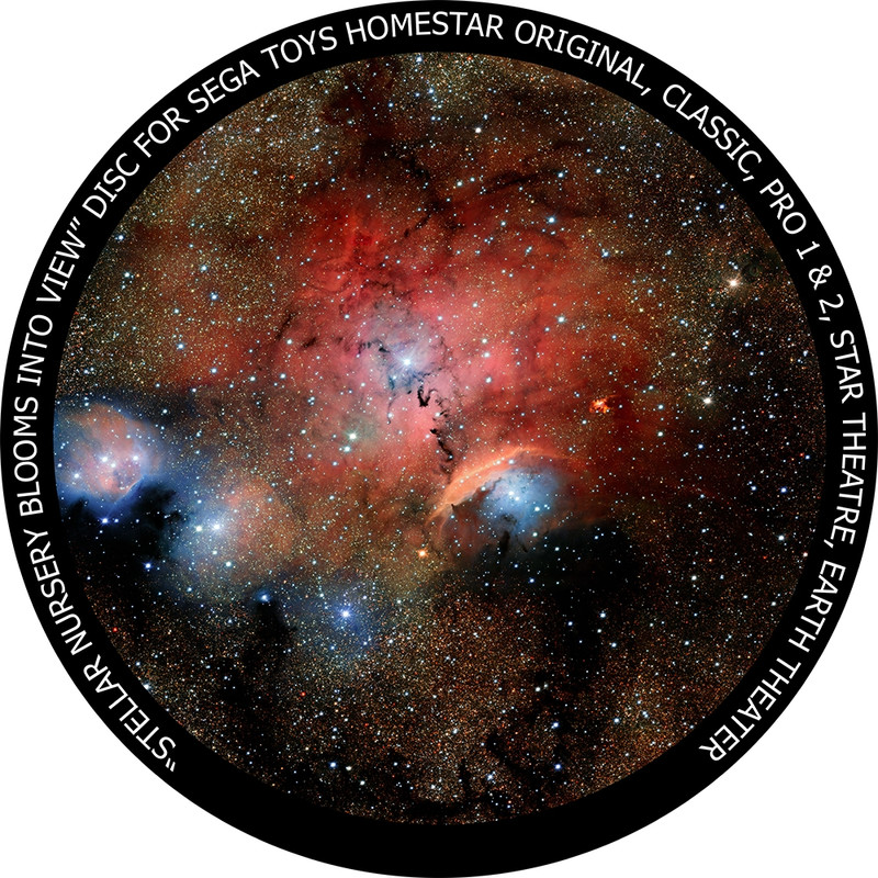 Redmark Diapositiva para planetario Homestar de Sega: formación estelar