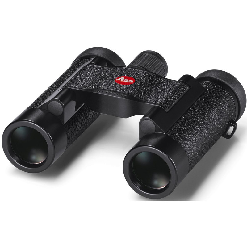 Leica Binoculares Ultravid 8x20 en cuero, de color negro