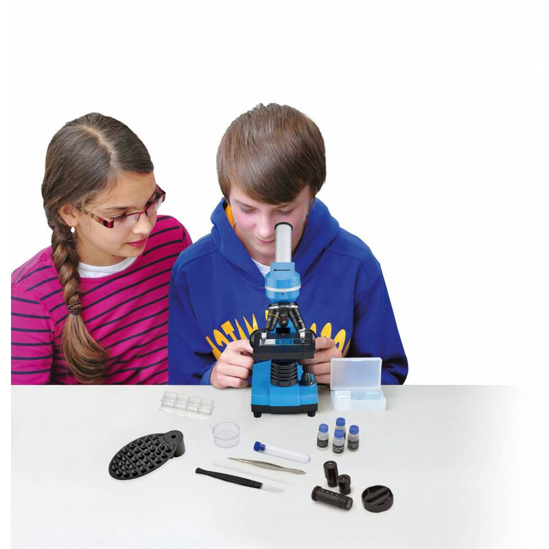 Bresser Junior Microscopio Biolux SEL azul