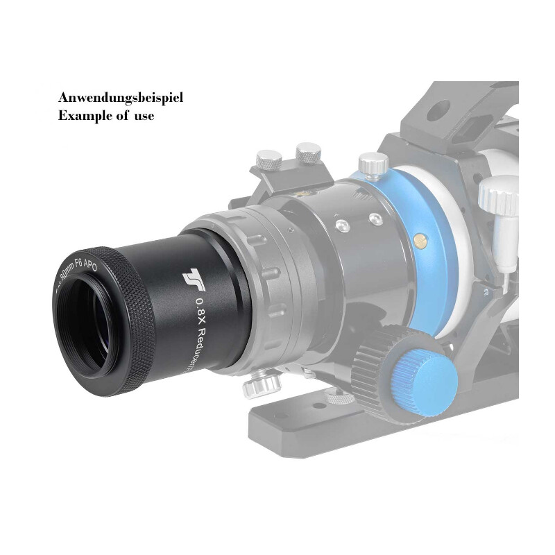 TS Optics Refractor apocromático AP 80/480 CF-APO f/6 FPL55 Triplet OTA