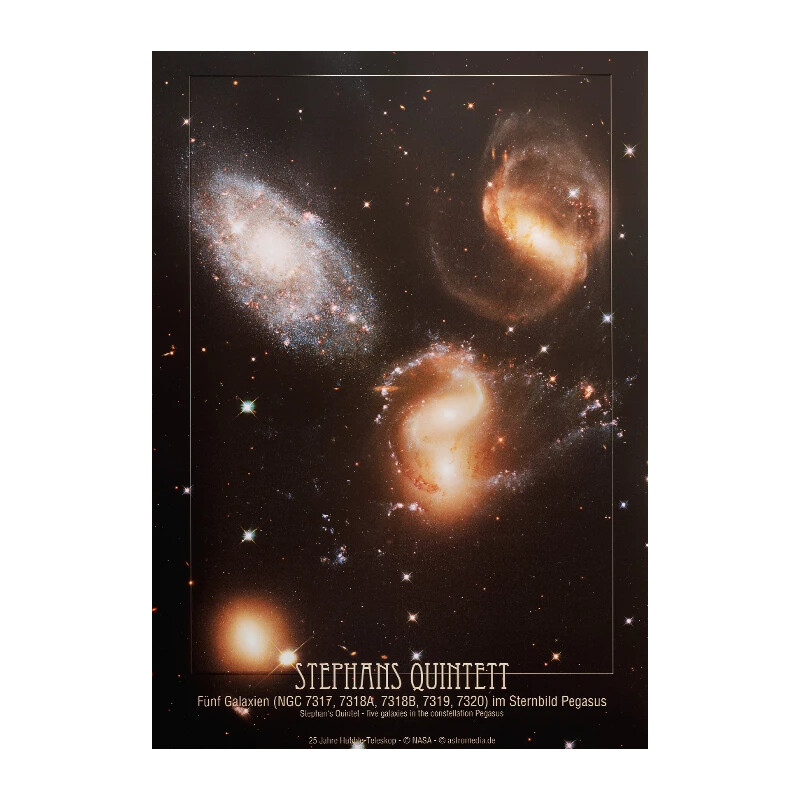 AstroMedia Póster Stephans Quintett