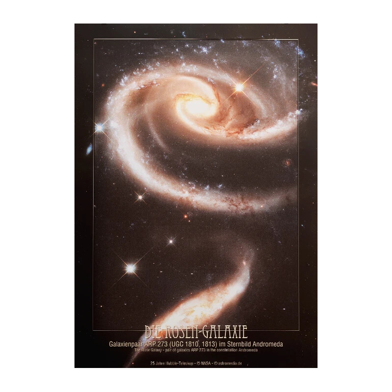 AstroMedia Póster Rosen-Galaxie Arp 273