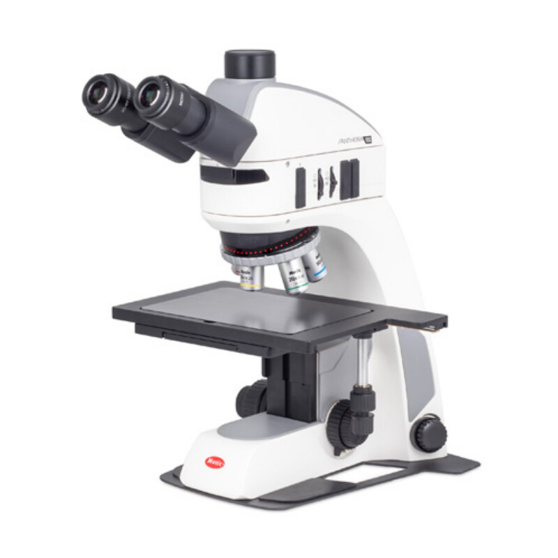 Motic Microscopio Panthera TEC MAT BD trino; infinity, plan, 50x-500x, 10x/22mm; Al, LED, 3W