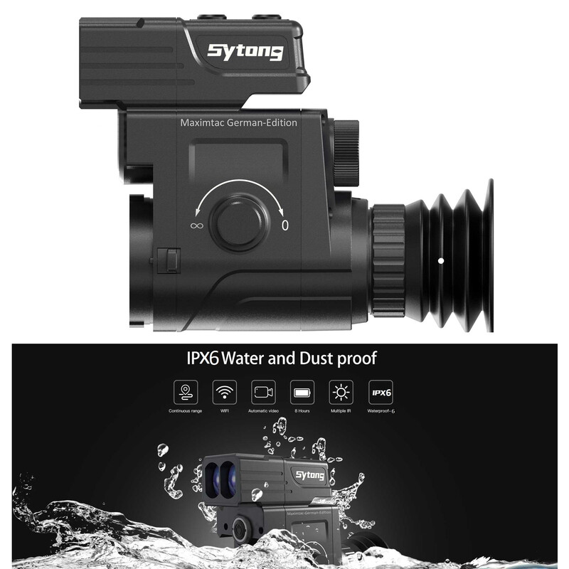 Sytong Dispositivo de visión nocturna HT-77-12mm-LRF / 45mm Eyepiece German Edition