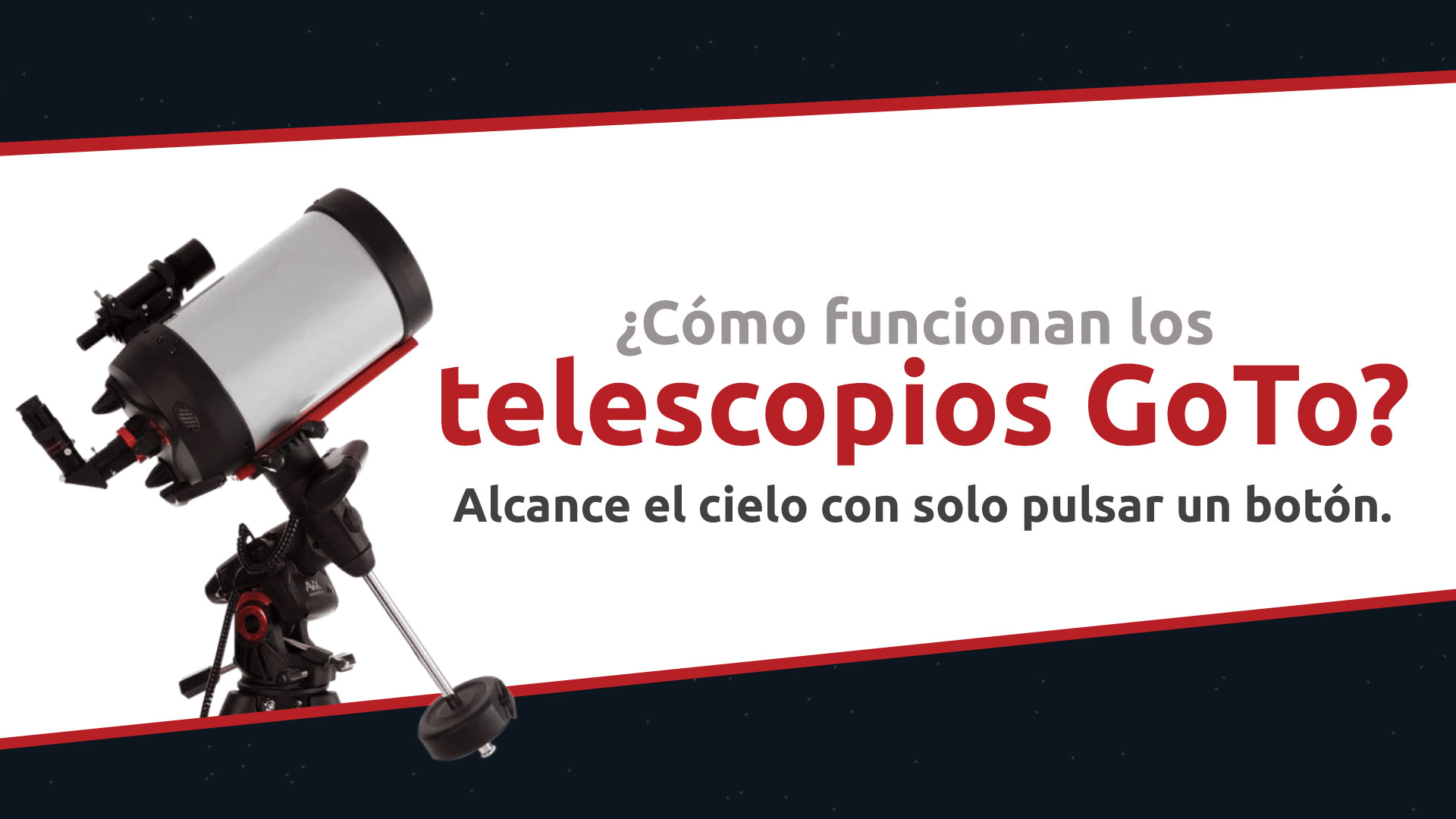 Infografía de los telescopios GoTo
