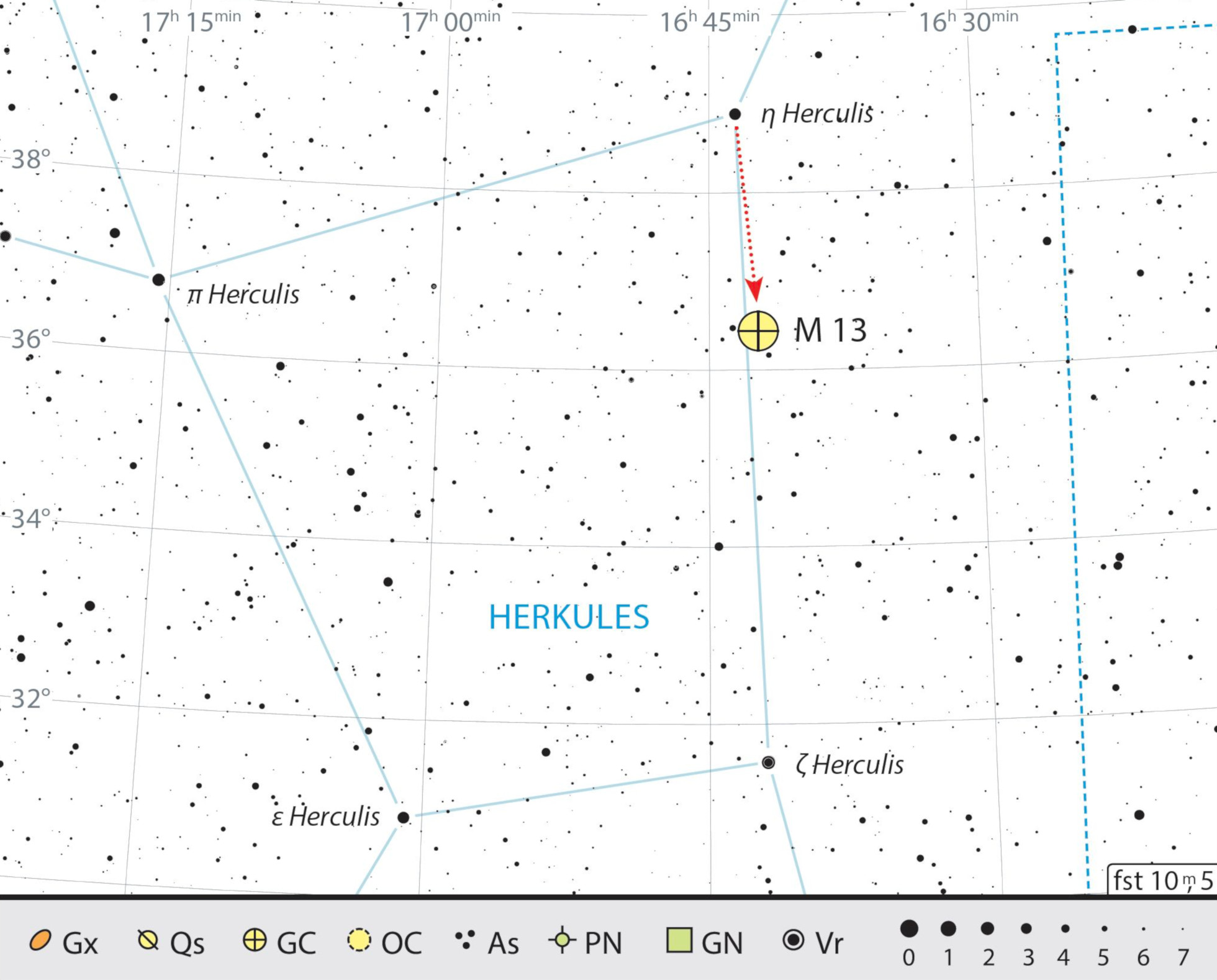 Mapa de M13. J. Scholten