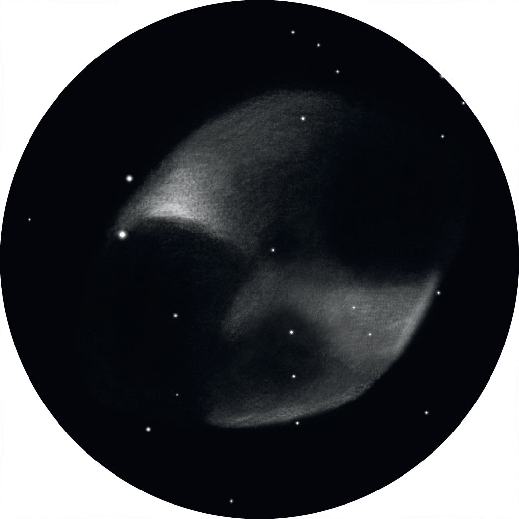 Imagen de la nebulosa planetaria M27. Rainer Mannoff