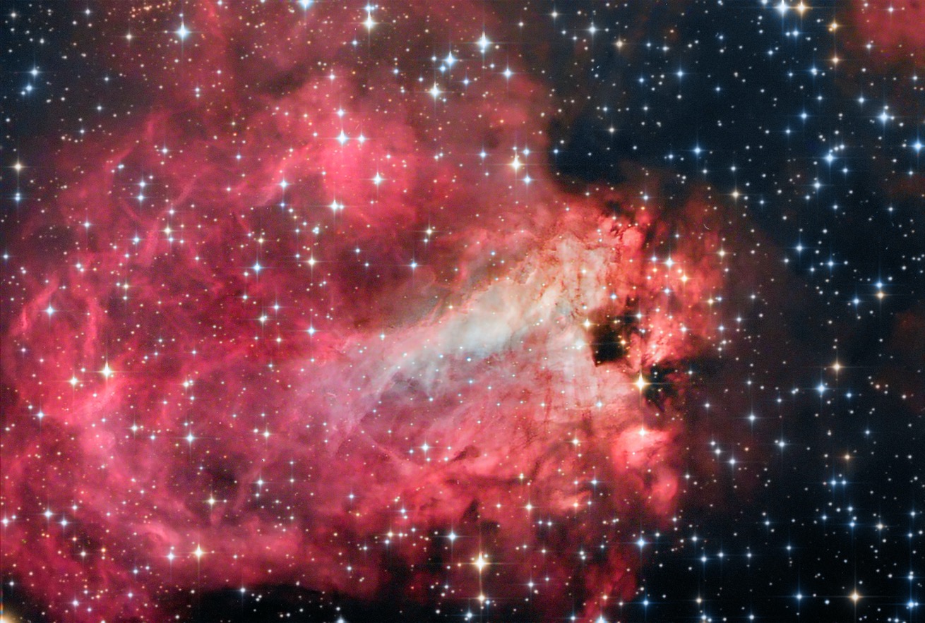 Nebulosa Omega M17 en una foto de Carlos Malagón