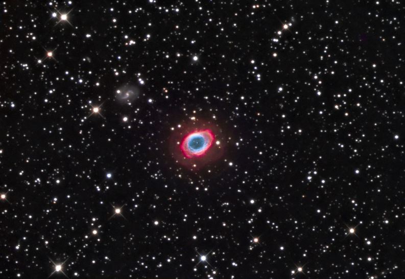 La maravillosa nebulosa del Anillo en una captura de Carlos Malagón