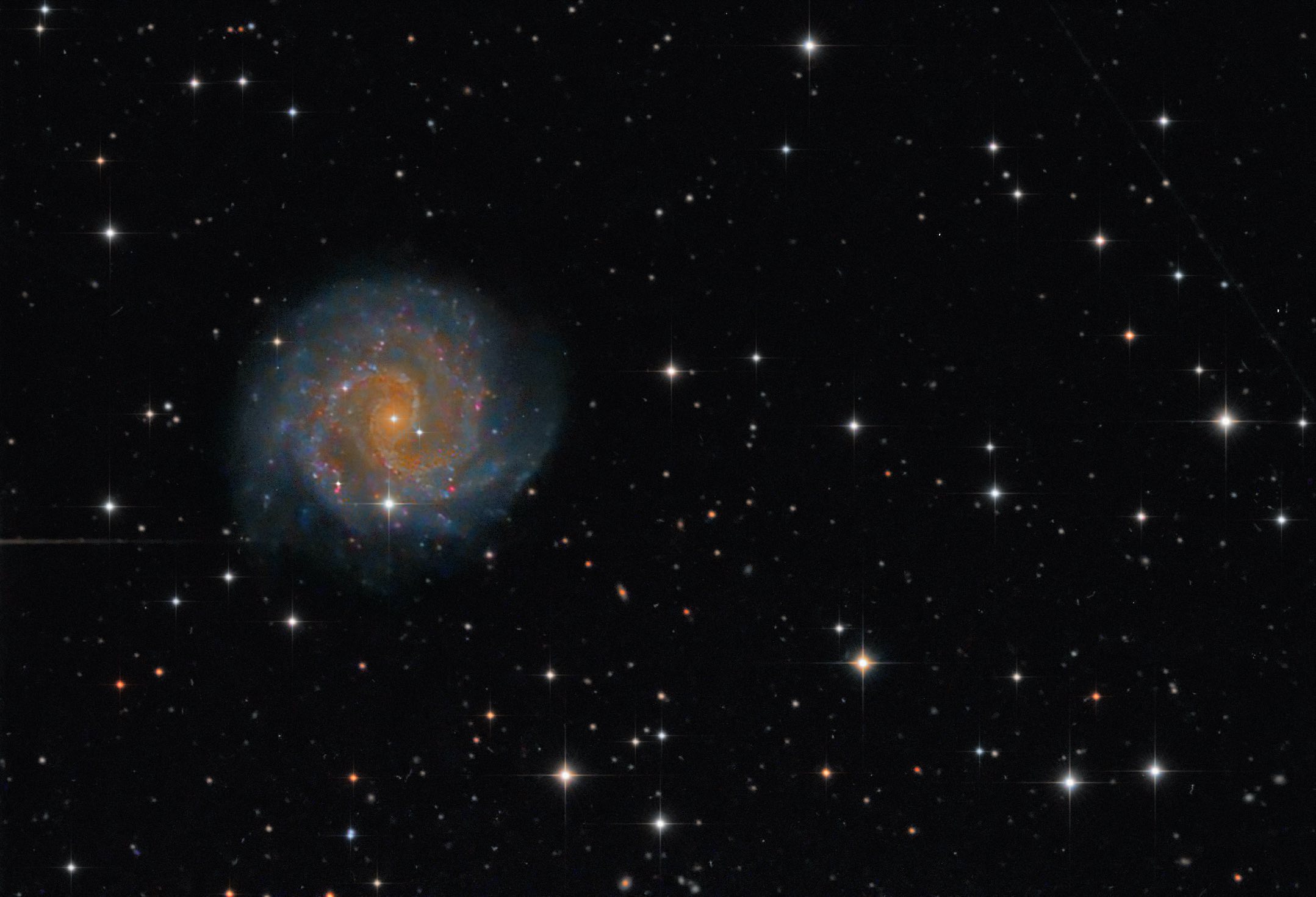 NGC 3184 en una foto de Carlos Malagón