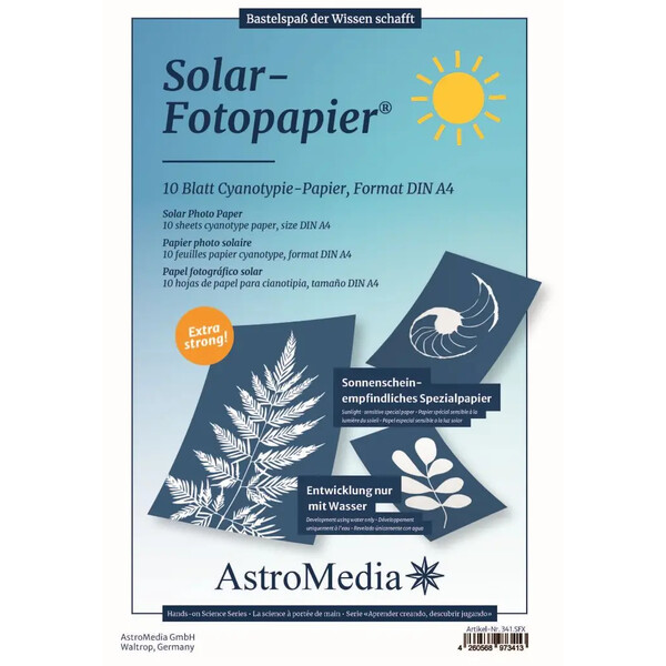 AstroMedia Kit Das Solar-Fotopapier DIN A4 10 Stück