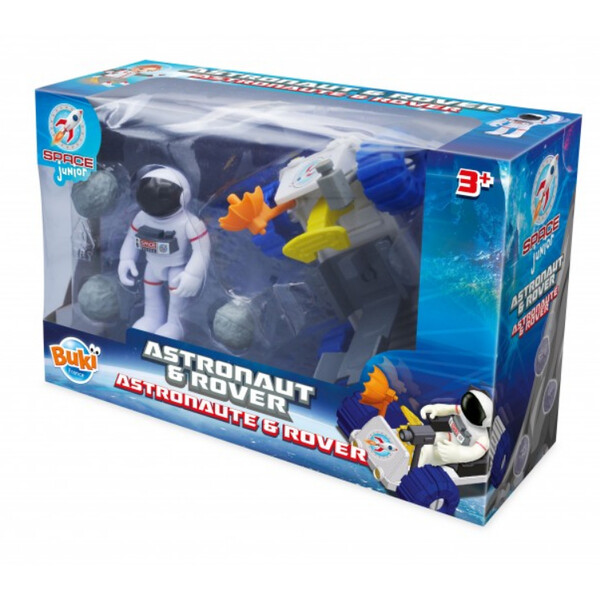 Buki Astronauta y vehículo lunar