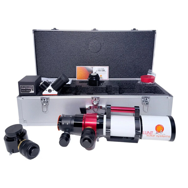 Lunt Solar Systems Telescopio solar ST 80/560 LS80MT Ha B1800 PT DS Premium Kit