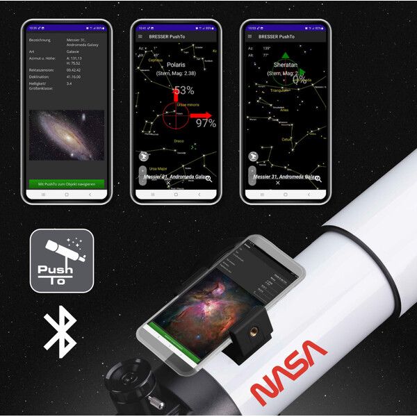 ISA Telescopio AC 70/350 AZ Space Exploration PushTo