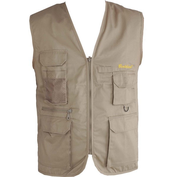 Berlebach Chaleco para fotógrafos, beige, XL