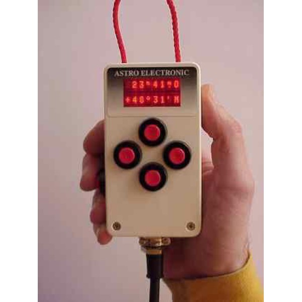 Astro Electronic Mando de telescopios FS2 con caja de mando manual, tensión de servicio 12V (10 hasta 15V), transformador a 40V