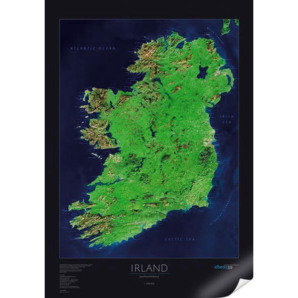 albedo 39 Mapa de Irlanda