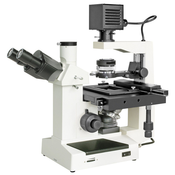 Bresser Microscopio invertido Science IVM 401, invers, trino, 100x - 400x