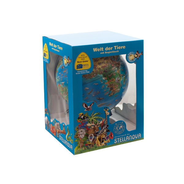Stellanova Globo terráqueo iluminado con animales DinoZ infantil 8828910