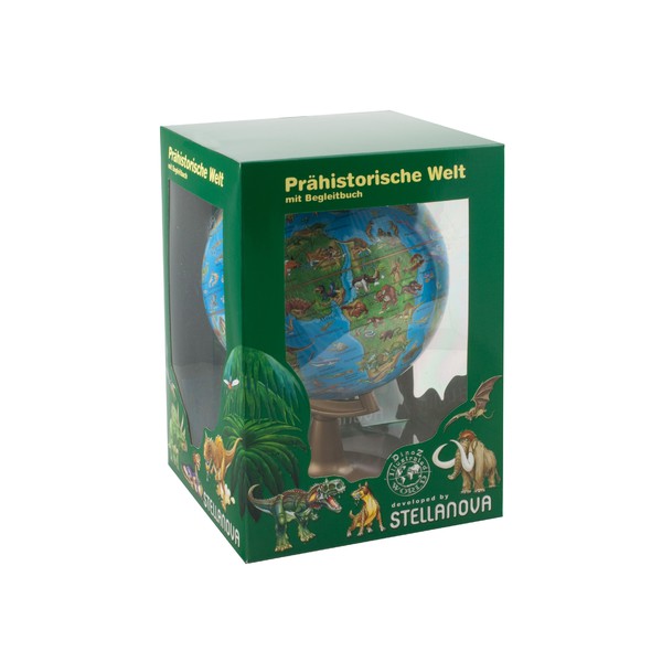 Stellanova Globo terráqueo mundo prehistórico DinoZ infantil 15cm (alemán)