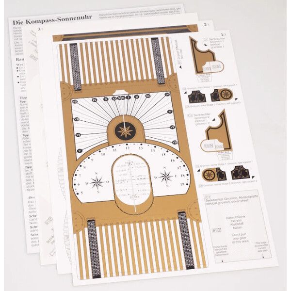 AstroMedia Kit Brújula - Reloj de sol