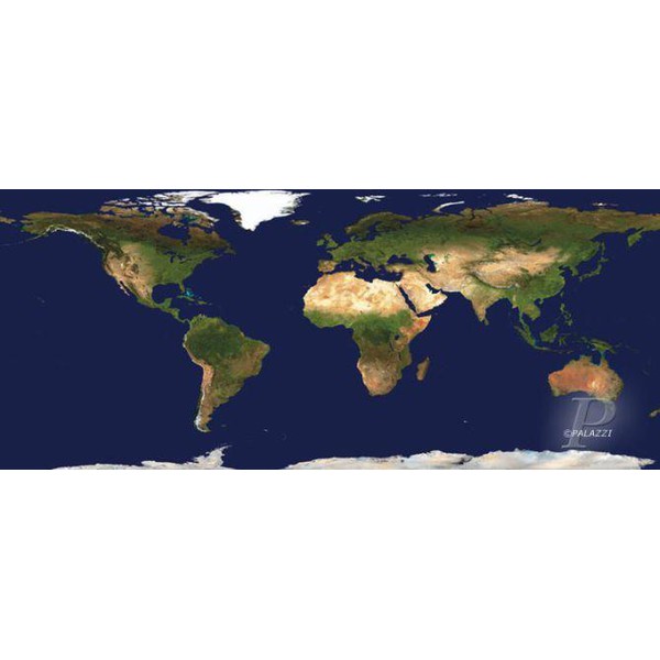 Palazzi Verlag Póster Impresión sobre lienzo de la Tierra de día