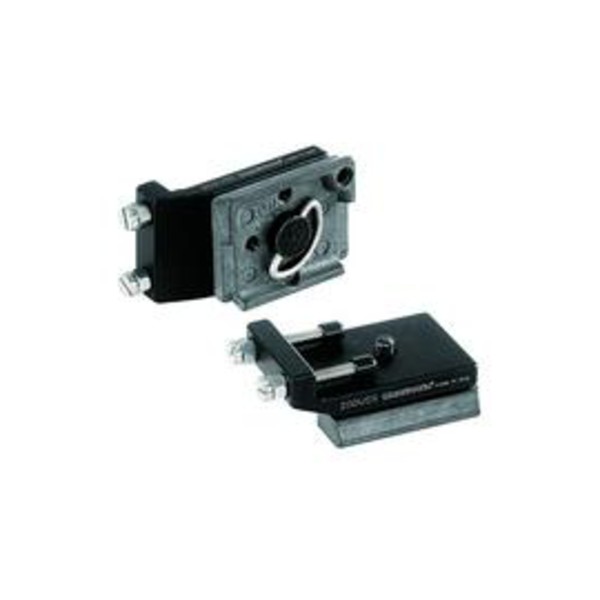 Manfrotto Placa para catalejo con sistema de fijación anti-rotación