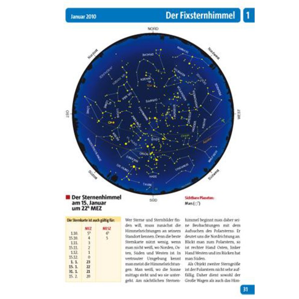 Kosmos Verlag Jahrbuch Kosmos Himmelsjahr 2010