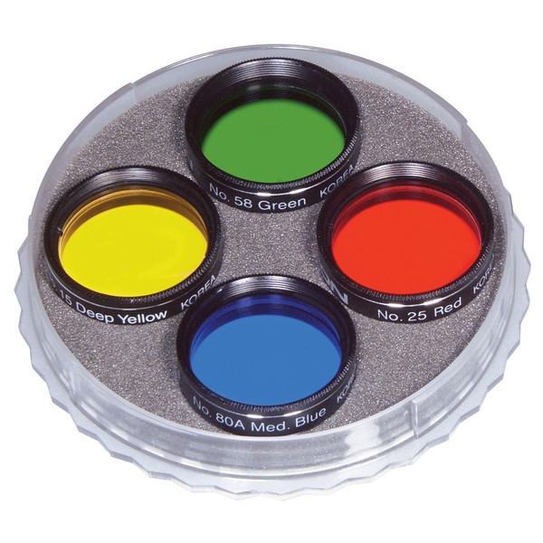 Orion Set de filtros de colores 1,25"