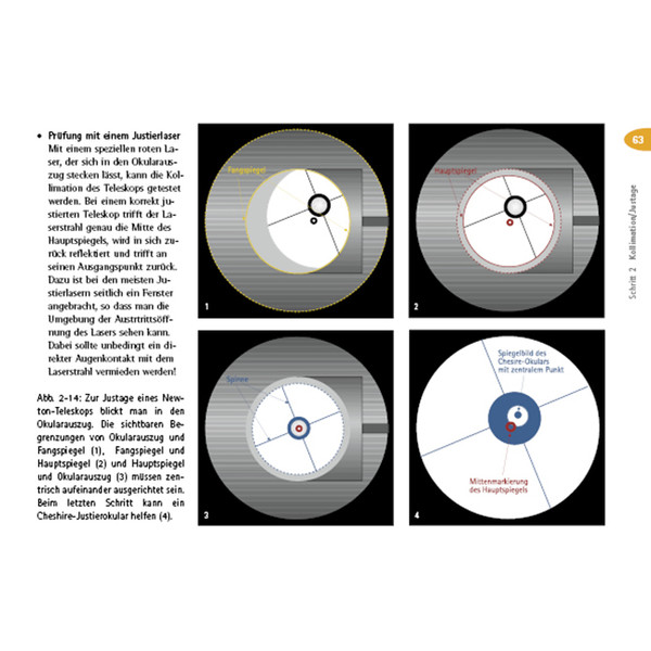 Oculum Verlag Carné para telescopios, en cuatro etapas