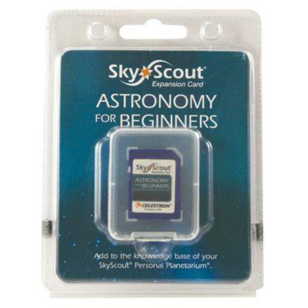 Celestron Tarjeta de continuación "Astronomy for Beginners" deSkyScout