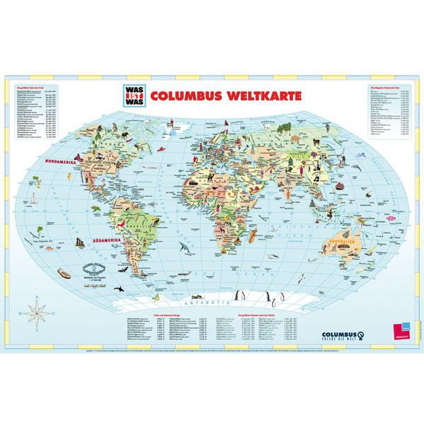 Columbus Globo terráqueo WAS IST WAS "Planeta Tierra"