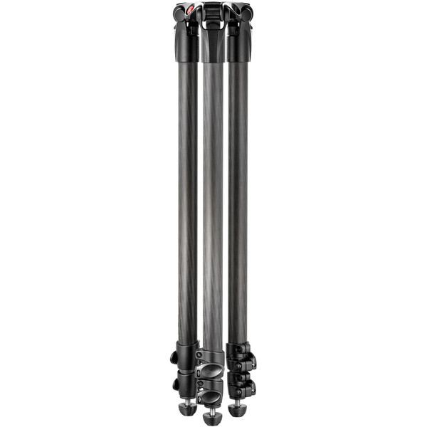 Manfrotto Trípode de vídeo 535 MPRO con sistema de nivelación de bola 75mm, monotubo, secciones