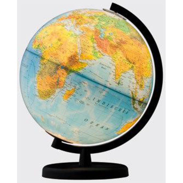 Columbus Globo terráqueo infantil Terra negro 26cm